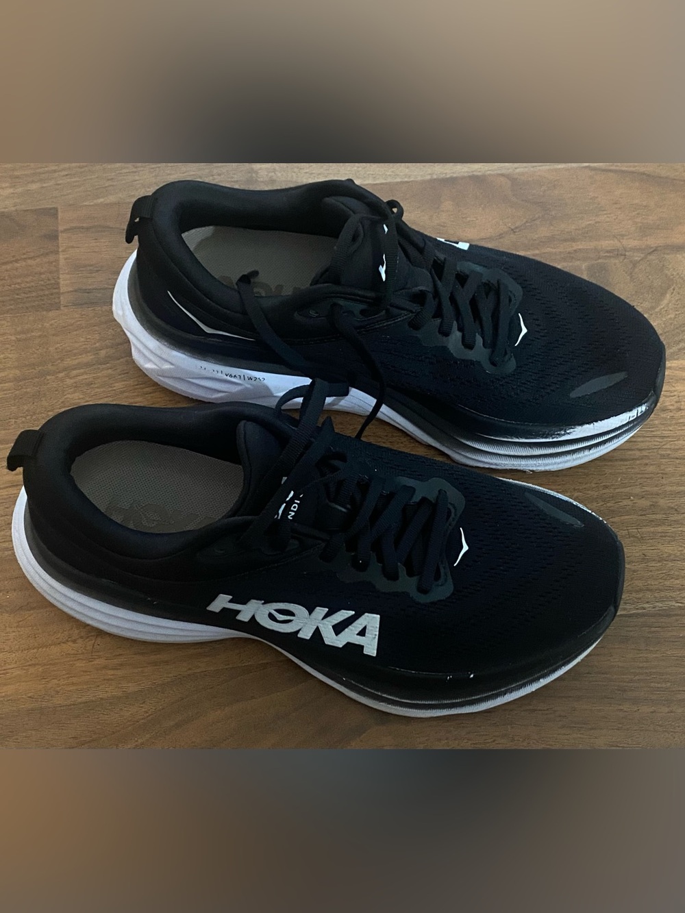 HOKA Women’s Bondi 8 Black Running Shoes